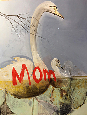 Dorothy Fitzgerald, ‘Momma’, 2018, Painting, Oil on board, Resource Art