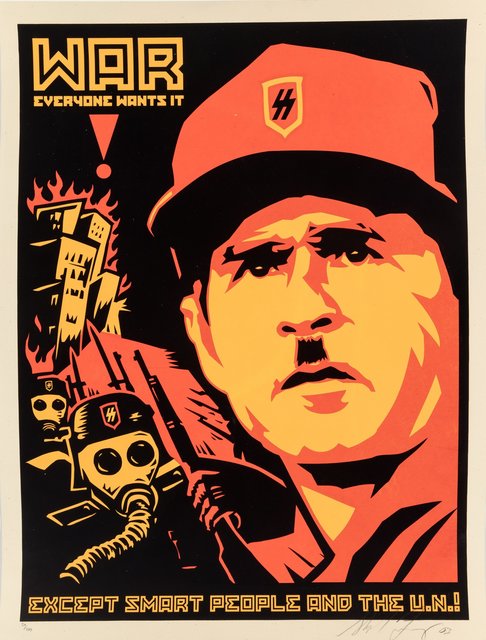 Shepard Fairey, ‘Bush Gore Poster’, 2003, Print, Screenprint in colors on speckled cream paper, Heritage Auctions