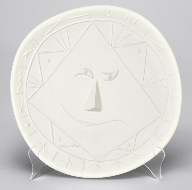 Pablo Picasso, ‘Geometric Face’, 1956, Other, Ceramic, Masterworks Fine Art