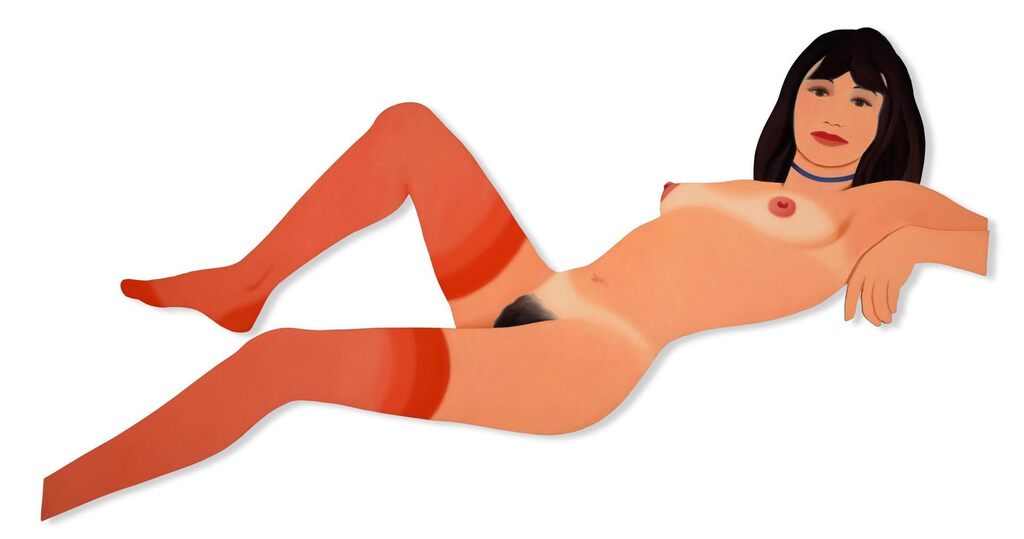 Tom Wesselman - Reclining Stockinged Nude