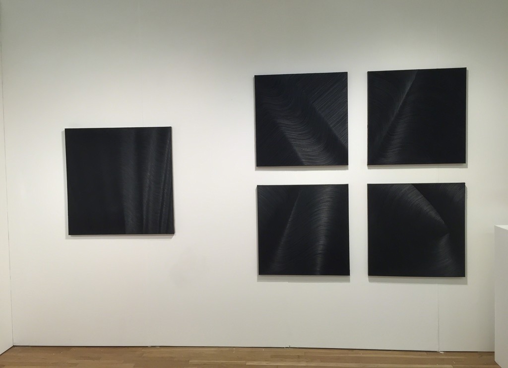 James Austin Murray "Gangster Class" (main left)
"Single Ripple" (top left), "Anticipating Painting" (top right)
"Kinesthetic Memory" (bottom left), ""C-Value Paradox" (bottom right) James Austin Murray "Gangster Class" (main left)
"Single Ripple" (top left), "Anticipating Painting" (top right)
"Kinesthetic Memory" (bottom left), ""C-Value Paradox" (bottom right)