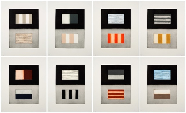 Sean Scully, ‘Liliane’, 2010, Print, Coloured aquatint etching, Galerie Boisseree
