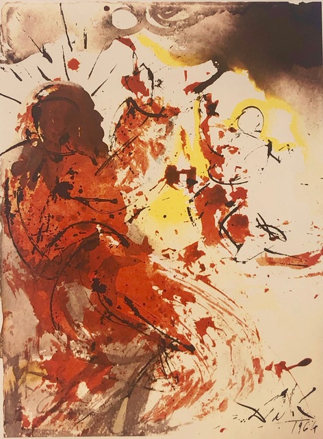 Salvador Dalí, ‘Holy Jerome, 'Sanctus Hieronymus', Biblia Sacra’, 1967, Print, Original Lithograph, Inviere Gallery