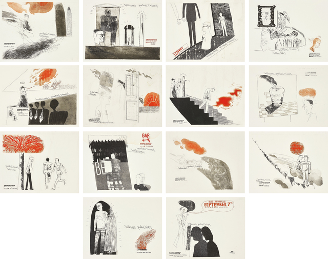 David Hockney, ‘A Rake's Progress: 14 plates’, 1963, Phillips