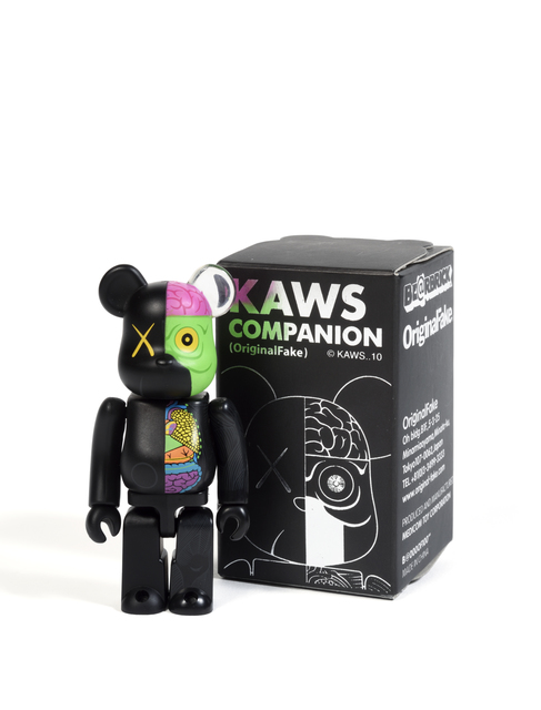 KAWS, ‘Bearbrick Dissected 100% (Black)’, 2010, Sculpture, Painted cast vinyl, DIGARD AUCTION