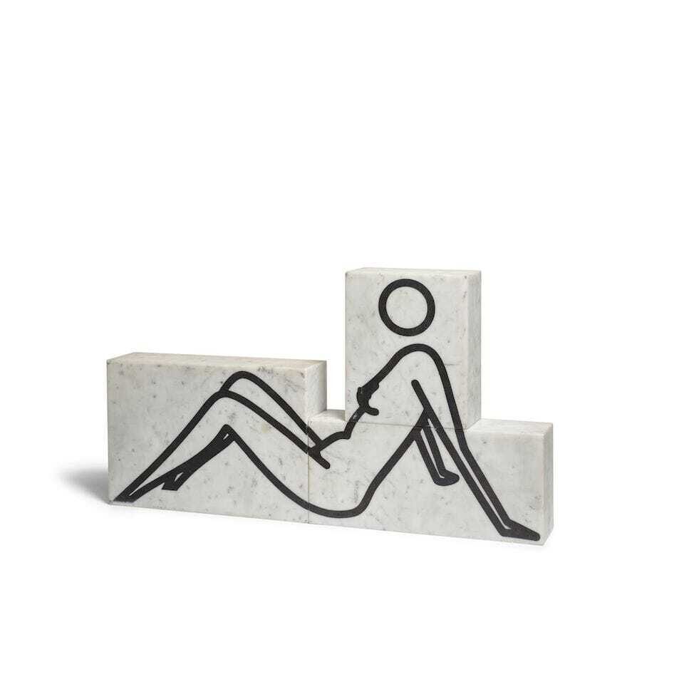 Julian Opie - Remember her this way (lying)