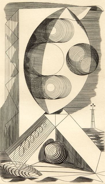 Edward Bawden, ‘Composition’, 1937, Print, Engraving on wove, Roseberys