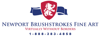 Newport Brushstrokes Fine Art logo