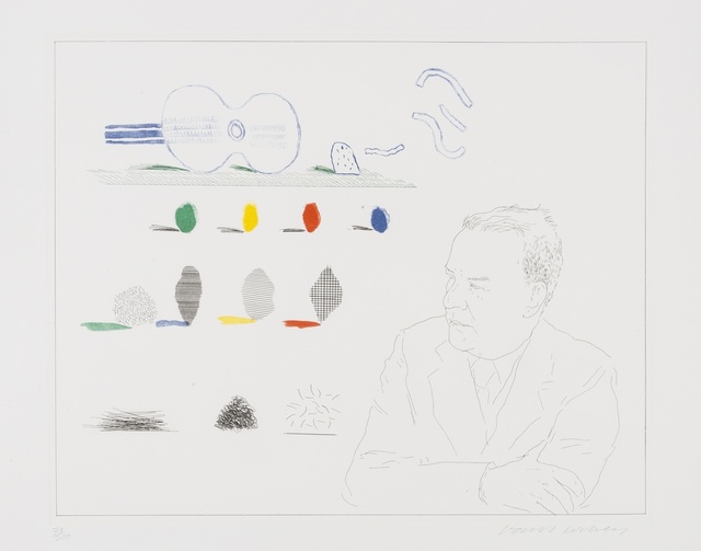 David Hockney, ‘The Poet (S.A.C 190)’, 1976-77, Forum Auctions