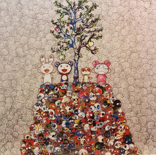 Takashi Murakami, ‘Kaikai, Kiki, DOB and Pom atop the Mound of Dead’, 2013, Vogtle Contemporary