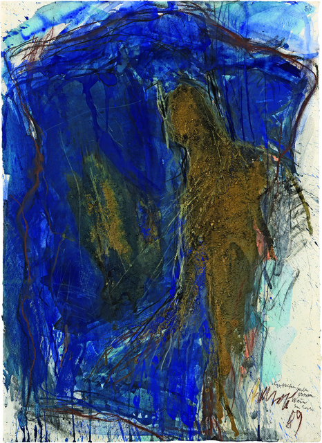 Rolf Iseli, ‘Eintreten in den grossen Stein Sous Roches’, 1989, Galerie Carzaniga