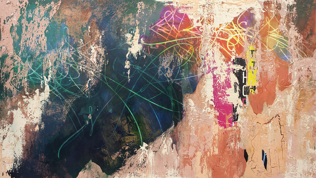 José Parlá, ‘Habana y Cuarteles’, 2015, Painting, Acrylic, plaster and collage on canvas, Bryce Wolkowitz Gallery