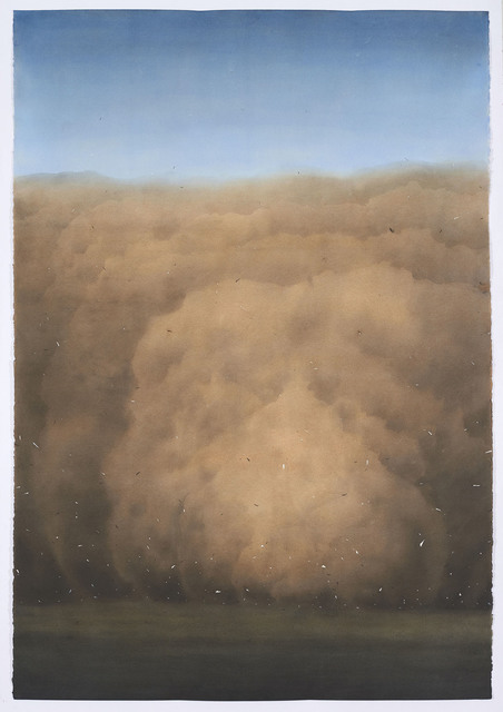 Ali Kazim, ‘Untitled (Storm series)’, 2018, Painting, Watercolour pigments on paper, Jhaveri Contemporary