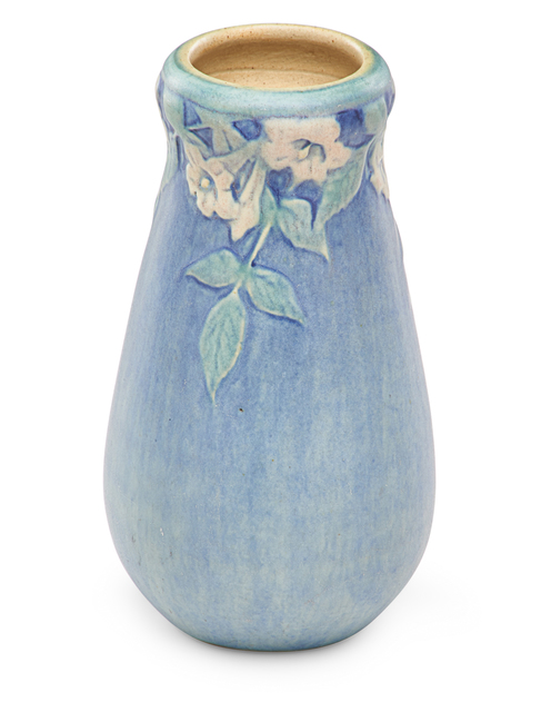 Anna Frances Simpson, ‘Small vase with trumpet flowers’, 1921, Design/Decorative Art, Rago/Wright