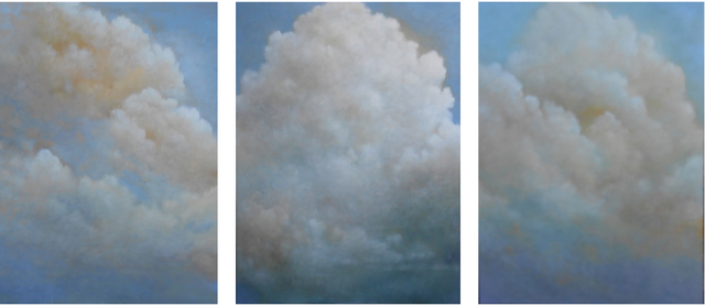 Donna McGinnis, ‘Out of the Blue - triptych ’, 2017, Andra Norris Gallery