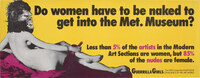 Do Women Have to Be Naked To Get Into the Met. Museum?