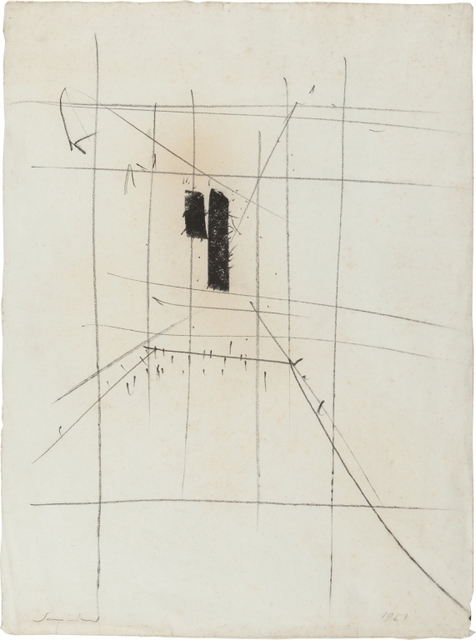 Emilio Scanavino, ‘Untitled’, 1961, Drawing, Collage or other Work on Paper, Pencil on paper, Aste Boetto
