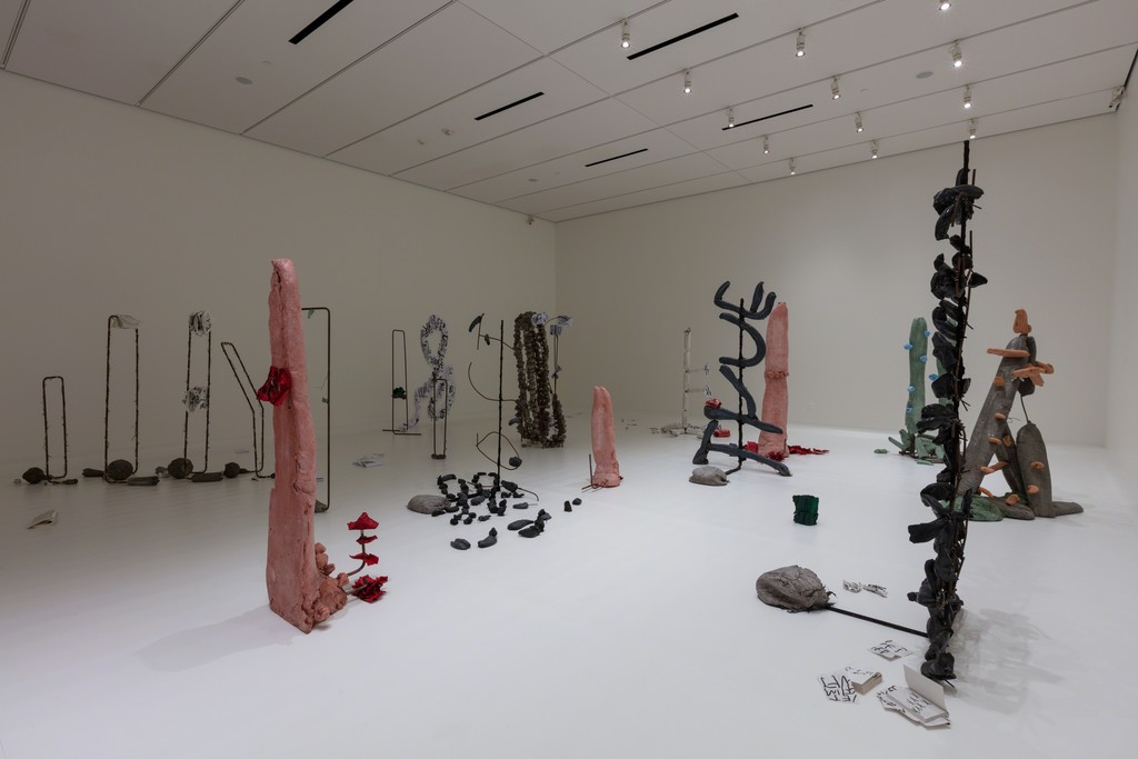 Installation view, Sightings: Michael Dean, Lost True Leaves, Nasher Sculpture Center, Photo: Kevin Todora. Installation view, Sightings: Michael Dean, Lost True Leaves, Nasher Sculpture Center, Photo: Kevin Todora.