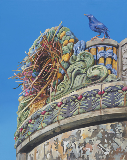 Gigi Chen, ‘Looking Up’, 2018, Painting, Acrylic on wood panel, Deep Space Gallery