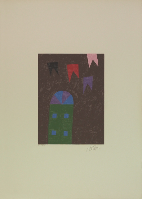 Alfredo Volpi, ‘Bandeirinhas e Fachada’, LAART