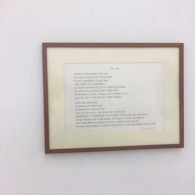 Jose-Ricardo Presman, ‘YOU CAN’, 2018, Drawing, Collage or other Work on Paper, Individual letter transfer poem, Amos Eno Gallery