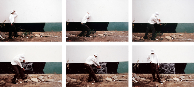 Robin Rhode, ‘Master Blaster’, 2004, Photography, C-prints, Stevenson