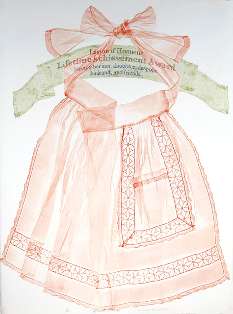 Luca Cruzat, ‘Aunt Marie’, 2020, Print, Collagraph, color pencils on arches paper, Karin Weber Gallery