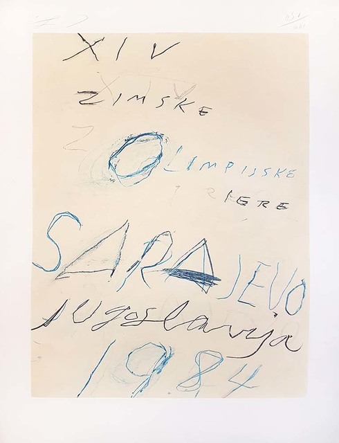 Cy Twombly, ‘Sarajevo - Winter Olympics’, 1984, Wallector