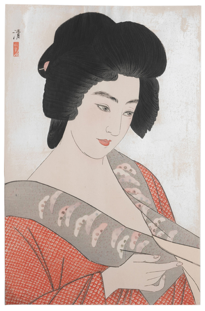 Kobayawaka Kiyoshi, ‘The Geisha Ichimaru’, 1933, Scholten Japanese Art
