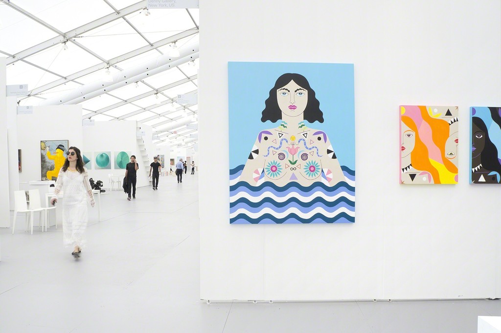 Installation view of booth B6. Caris Reid. Installation view of booth B6. Caris Reid.