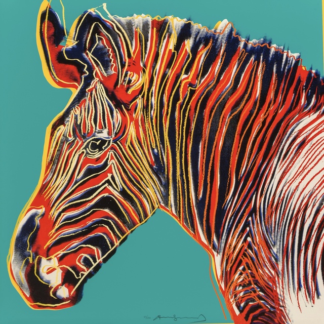 Andy Warhol, ‘Grevy's Zebra, from Endangered Species F&S II.300’, 1983, Fine Art Mia