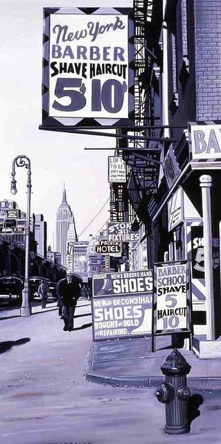 Alain Bertrand, ‘New York Barber’, Catto Gallery