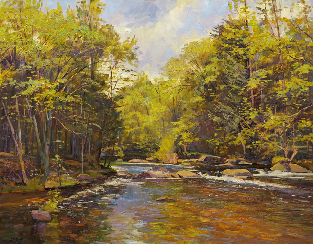 Joel Babb, ‘On the Nezinscot, Turner, Maine, Morning Effect’, 2010, Vose Galleries