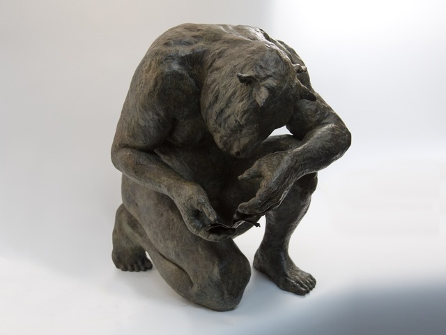 Beth Carter, ‘Crouching minotaur’, Sculpture, Bronze, Hugo Galerie