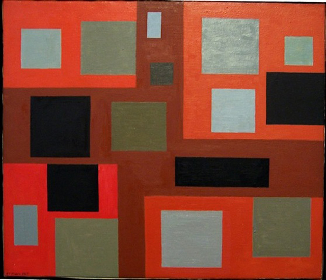 Alice Trumbull Mason, ‘#1 Towards a Paradox’, 1969, Painting, Oil on canvas, Washburn Gallery
