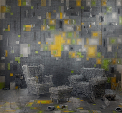 Zhou Jie 周洁, ‘Wonderful Plan ’, 2015, Installation, Steel Wire, Beijing Art Now Gallery