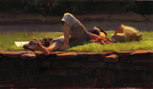 Kim English, ‘Summer Repose’, 2021, Painting, Oil, Abend Gallery