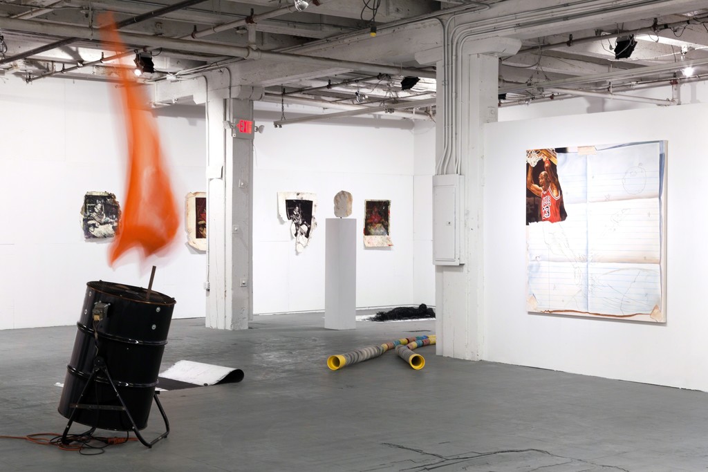 An installation view of work in NEW BARRACUDA at PROTO Gallery. An installation view of work in NEW BARRACUDA at PROTO Gallery.