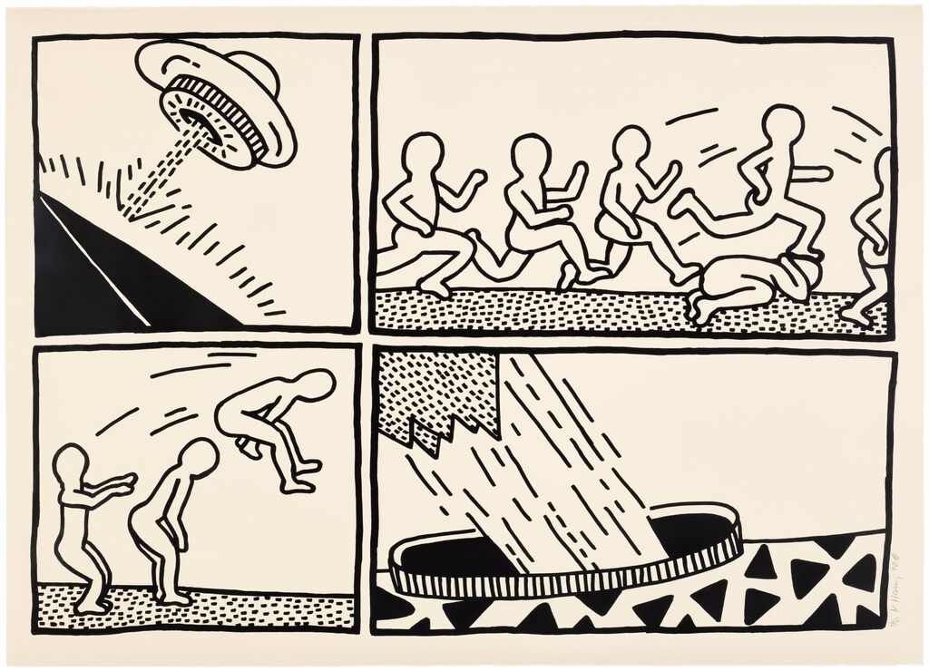 Keith Haring - The Blueprint Drawings: print 3 (L. p. 176)