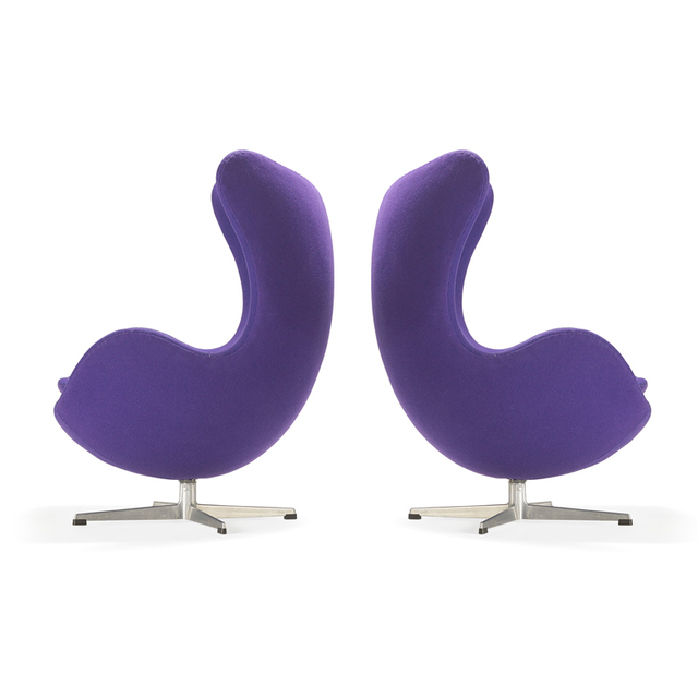 Arne Jacobsen, ‘Pair of Egg chairs, Denmark’, Rago/Wright