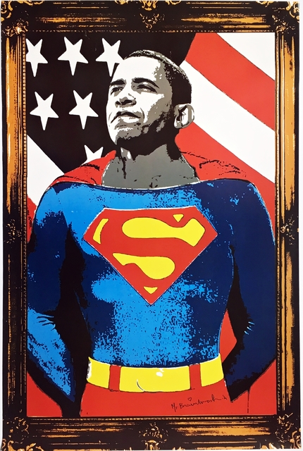 Mr. Brainwash, ‘Obama Superman’, 2009, Alpha 137 Gallery