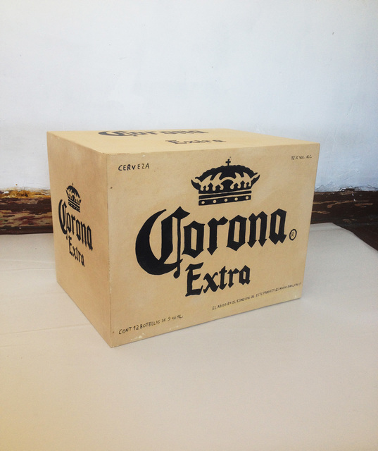 Eric Munoz, ‘Untitled (Corona Box)’, 2013, Sculpture, Acrylic on wood., Anonymous Gallery