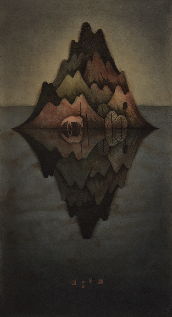 Hong Tao Huang 黄红涛, ‘Nameless Hills Series 3 - Night to Dawn’, 2018, White Space Art Asia