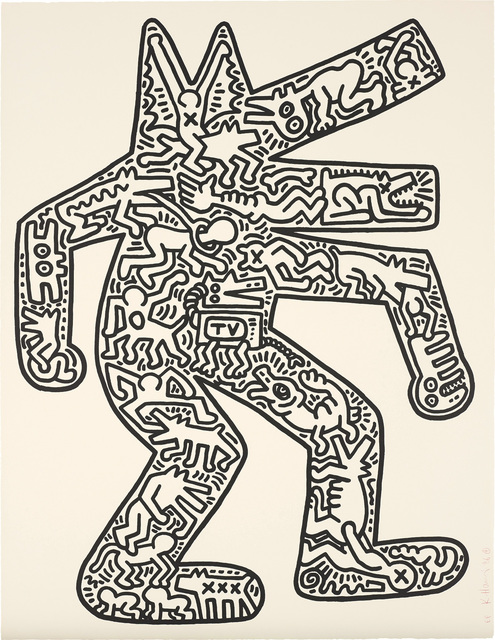 Keith Haring, ‘Dog’, 1986-87, Phillips