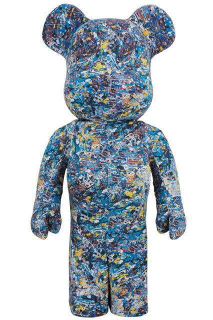 jackson pollock bearbrick 1000