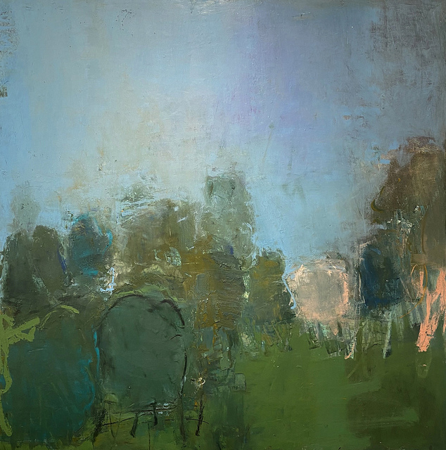 Sandrine Kern, ‘When I Woke Up’, 2018, Painting, Oil and cold wax on linen, Madelyn Jordon Fine Art