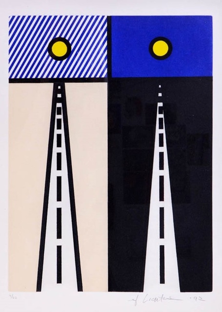 Roy Lichtenstein, ‘Auto Poésie: En Cavale de Bloomington (Corlett 268)’, 1922, Print, The deluxe etching with aquatint printed in colours, Forum Auctions