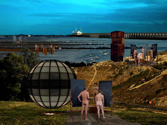 Clegg & Guttmann, ‘Studiolo Landscape 6’, 2007, Photography, Printed on Kodak Supra Endura paper, Plexiglas Laminated with an MDF support frame, Lia Rumma