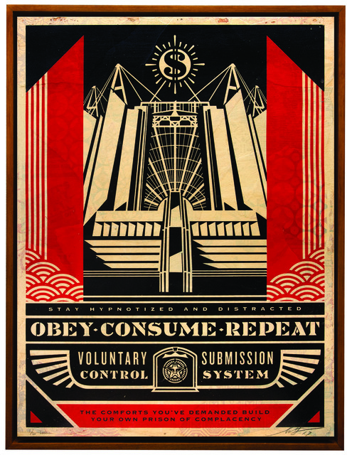 Shepard Fairey (OBEY), ‘Church of Consumption’, 2017, Underdogs Gallery