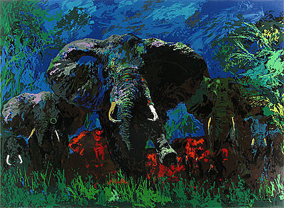 LeRoy Neiman, ‘Elephant Stampede’, 1976, David Parker Gallery